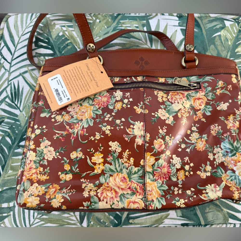 Patricia Nash Bag Poppy Botanical Print Collection NWT